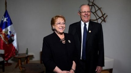   Michelle Bachelet sostuvo reunión bilateral con Pedro Pablo Kuczynski 