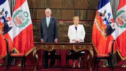   Bachelet y Kuczynski apuestan por la integración y una 