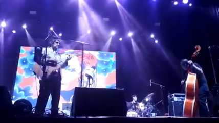   La grosera respuesta de Alvaro Henríquez tras bajarse del escenario en Talagante 