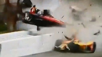   Piloto de Indy Car sufrió lesiones múltiples y una contusión pulmonar por espectacular accidente 