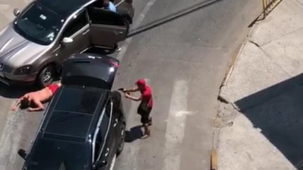   Iquique: Aparente intento de secuestro terminó con sujeto baleado y atropellado 