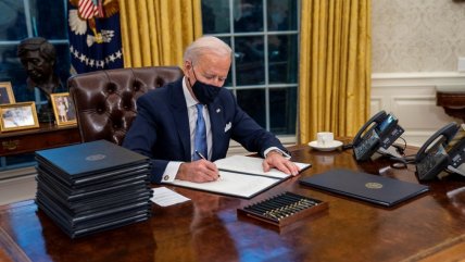   El primer día de Joe Biden como presidente de Estados Unidos 