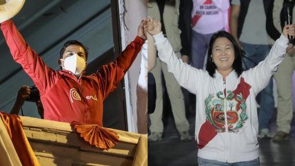   Fujimori y Castillo llaman a la calma a sus adherentes ante estrecho margen en el boca de urna 