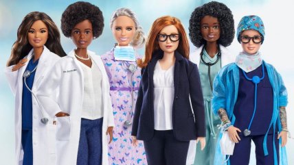  Barbie lanzó muñecas inspiradas en las mujeres que han luchado contra el Covid-19 