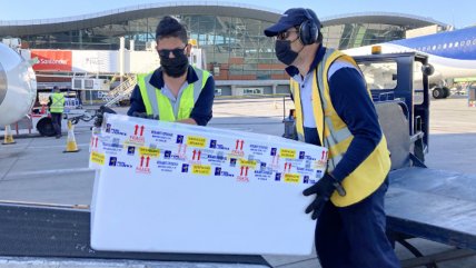   Chile envió donación de 100.000 vacunas anticovid a Paraguay 