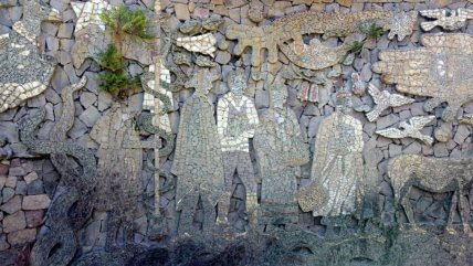   Cerro San Cristóbal: Comienzan obras de restauración del Mural Tupahue 