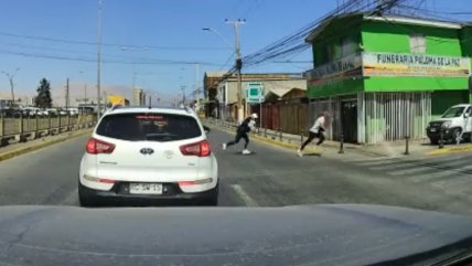  Rateros hicieron presa de un automovilista en Iquique 