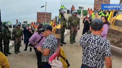   Tensión entre vecinos de 