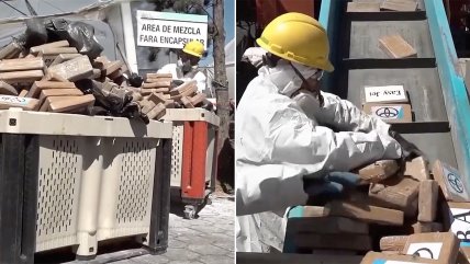   Histórico decomiso: Ecuador destruye 21,5 toneladas de cocaína 