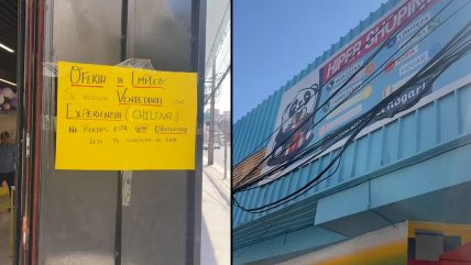   Venezolano llamó a funar a local comercial por excluir a extranjeros de oferta laboral 