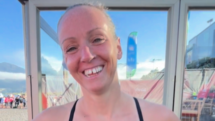   Kristel Köbrich tras su participación en el Ironman de Pucón: 