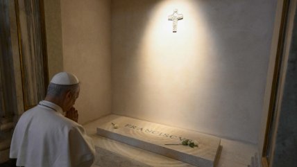   León XIV acude a la tumba de Francisco tras visitar por sorpresa un santuario agustino 