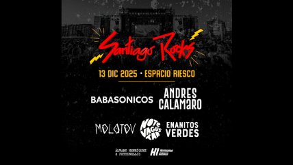   Babasónicos, Molotov y No Te Va a Gustar se suman a Santiago Rock 2025 