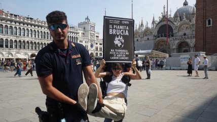   Jeff Bezos inicia su boda de tres días y siguen las protestas en Venecia 