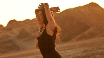   Dua Lipa deslumbra en las primeras imágenes de su spot grabado en Chile 
