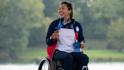   ¡Gigante! Katherinne Wollermann se coronó bicampeona mundial de para canotaje 