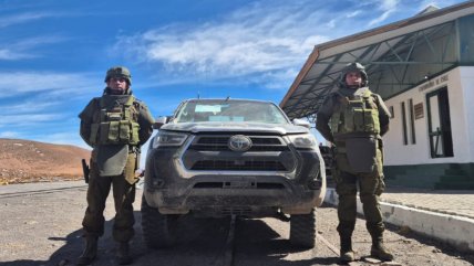   Carabineros recuperó en la frontera de Antofagasta vehículo robado en Coquimbo 