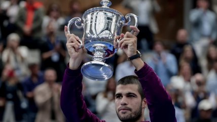   Carlos Alcaraz alzó su sexto título de Grand Slam tras conquistar por segunda vez el US Open 