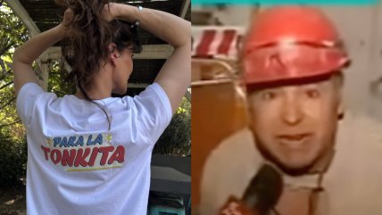   Tonka Tomicic recordó el legendario piropo del choripán con vistosa camiseta 