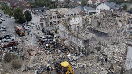  Bombardeo ruso en Kiev deja al menos cuatro fallecidos  