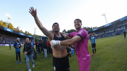   La celebración de Huachipato tras meterse en la final de Copa Chile 