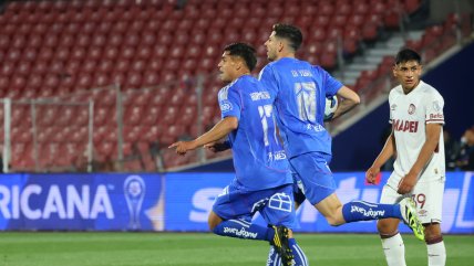   Di Yorio aprovechó error del arquero Losada y descontó para la U ante Lanús 