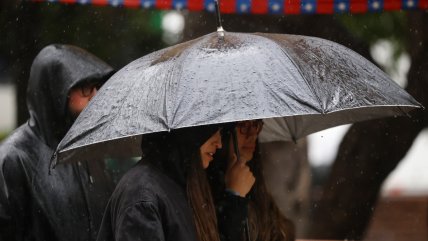   Lluvias volverán a la zona central del país este miércoles y jueves 
