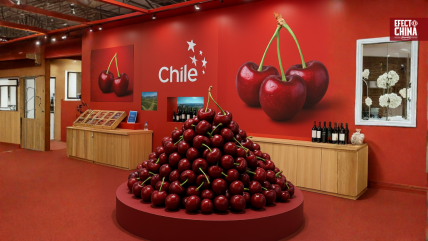   Cereza chilena se consolida como símbolo de Chile en la CIIE 2025 en Shanghái 