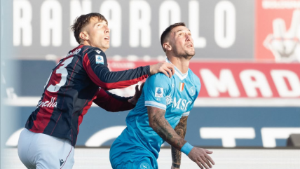   Napoli perdió el liderato de la Serie A tras sufrir una derrota ante Bologna 