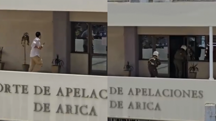   En plena Corte de Arica: Carabineros abatió a funcionario que apuñaló a administrador 