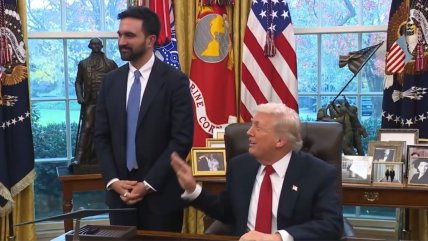   Inesperada cordialidad: Trump bromeó con Mamdani y dijo que está bien que lo llame 
