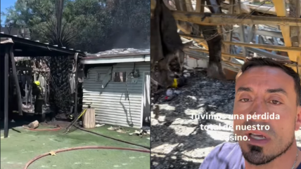   Roberto Cereceda sufrió lamentable incendio en su complejo deportivo 