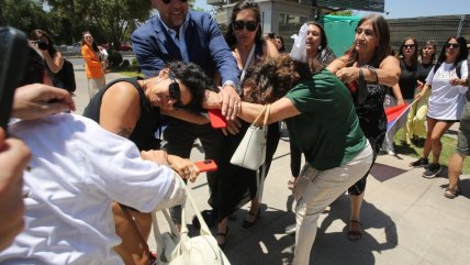   Centro de Justicia fue escenario de incidentes tras absolución de Claudio Crespo 