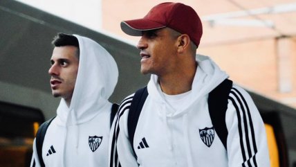  Alexis Sánchez sufrió una contusión en la pelvis y es duda en Sevilla 