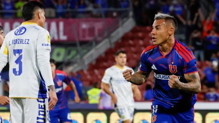   [VIDEO] Eduardo Vargas desató la alegría en el Nacional con el gol del empate ante la U. de Conce 