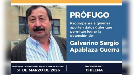   Argentina ofrece recompensa por información sobre Galvarino Apablaza 