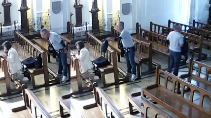   Descarado robo a feligresa mientras oraba en parroquia de Concepción 