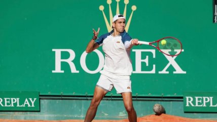   Tabilo cayó en dura batalla contra Lehecka y dijo adiós a Montecarlo 