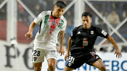   Palestino igualó ante Riestra en su debut en Sudamericana en el Nuevo Gasometro 