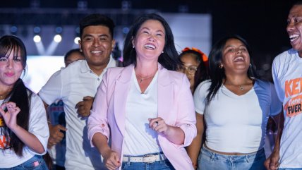   Keiko cerró su cuarta campaña presidencial reivindicando el fujimorato para 