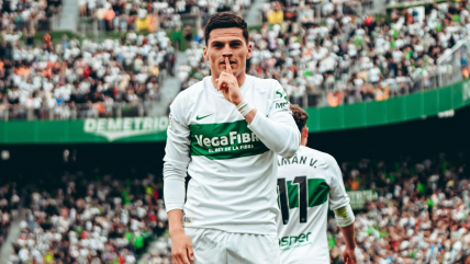   Lucas Cepeda ingresó como suplente y anotó para la victoria de Elche frente a Valencia 