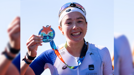   Macarena Salazar tras ganar el Ironman 70.3 de Puerto Varas: No me lo esperaba, es un sueño 