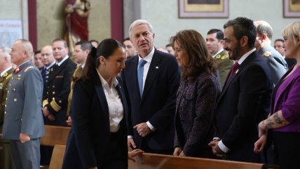   San Bernardo: Kast acompaña al alcalde White en Te Deum de Fiestas Patrias 