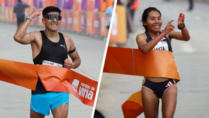  Mario Rivas y Aydee Loayza ganaron el Maratón de Viña del Mar 2026 