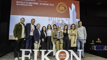   Arcos Dorados Chile suma cinco nuevos reconocimientos en los Premios EIKON 2026 